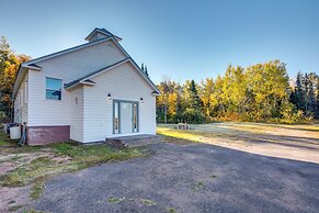 15 Mi to Lake Superior: Renovated Church w/ Grill