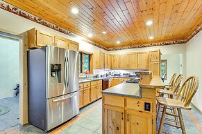 Private Deck & Fire Pit: Adirondack Family Home