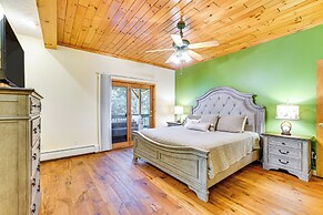 Private Deck & Fire Pit: Adirondack Family Home