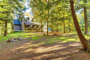 Private Deck & Fire Pit: Adirondack Family Home