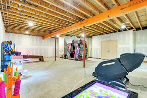 Private Deck & Fire Pit: Adirondack Family Home