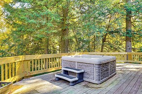 Private Deck & Fire Pit: Adirondack Family Home