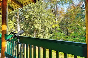 Private Deck & Fire Pit: Adirondack Family Home