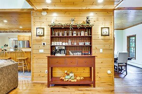 Private Deck & Fire Pit: Adirondack Family Home