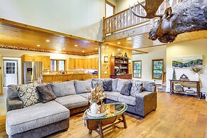 Private Deck & Fire Pit: Adirondack Family Home