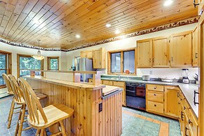 Private Deck & Fire Pit: Adirondack Family Home