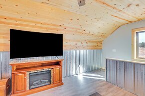 Balcony & Views: Sturgis 'twin Peaks' Cabin