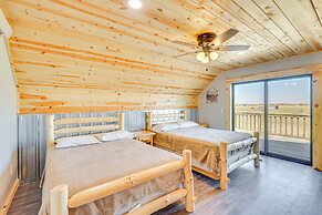 Balcony & Views: Sturgis 'twin Peaks' Cabin