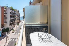 Large Studio - 50m Cannes Beach - Terrace sea View