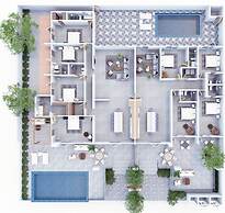 Modern Trestrapi Beach Villa 8 bed 8 Bath 2 Pools