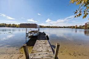 Lakefront Home with Dock, Firepit & Private Deck