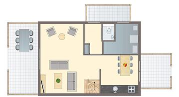 Holiday Home on the Water With Garden