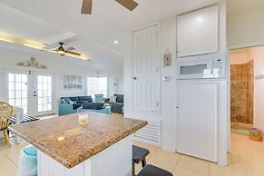 Walk to Beach: Water-view Freeport Home!