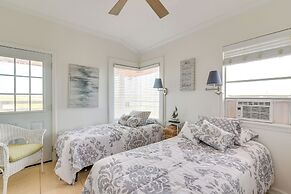 Walk to Beach: Water-view Freeport Home!