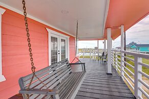 Walk to Beach: Water-view Freeport Home!