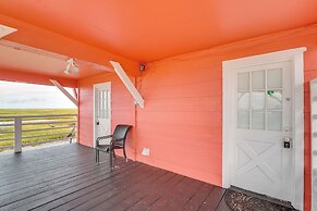 Walk to Beach: Water-view Freeport Home!