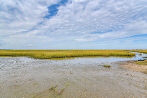 Walk to Beach: Water-view Freeport Home!