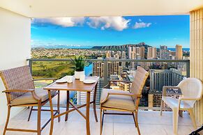 Ocean and City Views at Island Colony Near Waikiki Beach