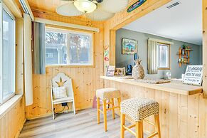 Steps to Long Lake: Cabin w/ Patio in Harrison!