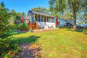 Dock + Views: High Rock Lake Hideaway!