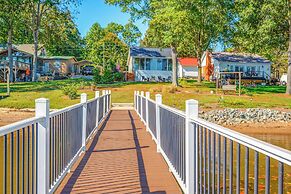 Dock + Views: High Rock Lake Hideaway!