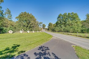 Walk to Creek: Mount Joy Home w/ Peacocks On-site!