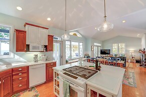 Cottage w/ Private Beach + Fire Pit in Manistee!