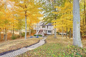 Cottage w/ Private Beach + Fire Pit in Manistee!