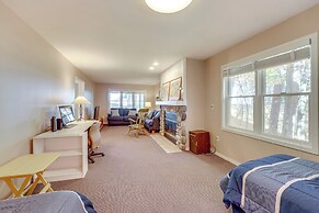 Cottage w/ Private Beach + Fire Pit in Manistee!