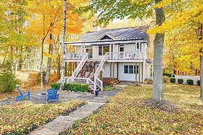 Cottage w/ Private Beach + Fire Pit in Manistee!