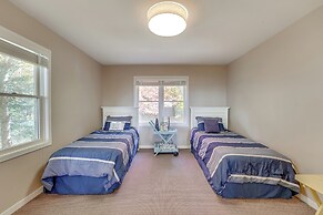 Cottage w/ Private Beach + Fire Pit in Manistee!