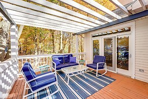 Cottage w/ Private Beach + Fire Pit in Manistee!