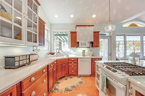 Cottage w/ Private Beach + Fire Pit in Manistee!