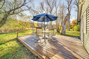 Deck & Fire Pit: Peaceful Home in Elmira