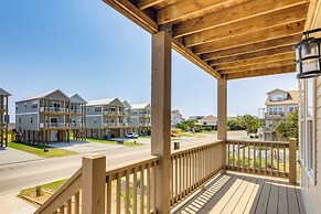 Marsh Views & Fire Pit: North Topsail Beach Home