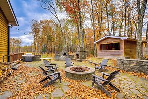 Private Hot Tub on 10 Acres: Cozy Catskill Getaway