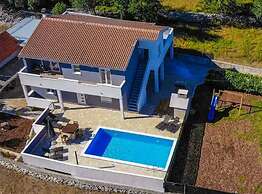 Hillside Villa in Trogir With Pool, Terrace, and Stunning City View