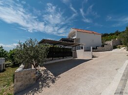 Hillside Villa in Trogir With Pool, Terrace, and Stunning City View