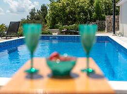 Hillside Villa in Trogir With Pool, Terrace, and Stunning City View