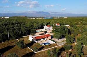 Hillside Villa in Trogir With Pool, Terrace, and Stunning City View