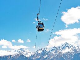 Chalet Nestled in Mountains and Garden