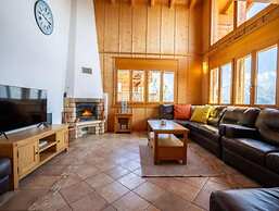 Chalet Nestled in Mountains and Garden