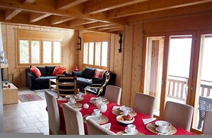 Chalet Nestled in Mountains and Garden