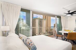 Pacific Monarch Condos Near Waikiki Beach w/ City View & Partial Ocean