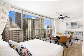 Pacific Monarch Condos Near Waikiki Beach w/ City View & Partial Ocean