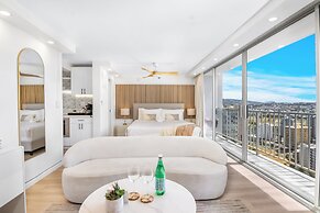 Pacific Monarch Condos Near Waikiki Beach w/ City View & Partial Ocean