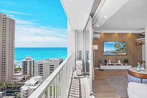 Pacific Monarch Condos Near Waikiki Beach w/ City View & Partial Ocean