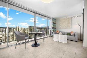 Pacific Monarch Condos Near Waikiki Beach w/ City View & Partial Ocean