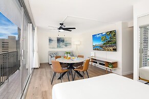 Pacific Monarch Condos Near Waikiki Beach w/ City View & Partial Ocean