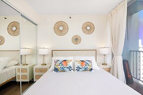 Pacific Monarch Condos Near Waikiki Beach w/ City View & Partial Ocean